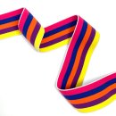 Gummiband - 4cm - gestreift - Multicolor