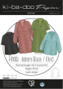 Papierschnittmuster - Finola - lockere Bluse / Tunika - Damen - Kibadoo