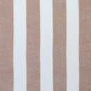 Frotteestretch - Streifen - beige/ecru
