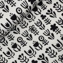 Bio Jacquard - Diversity - A17/A99 - meringa/schwarz - Evermore - Hamburger Liebe - Albstoffe