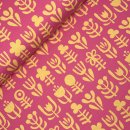 Bio Jacquard - Diversity - A55/A09 - ortensia/polenta - Evermore - Hamburger Liebe - Albstoffe