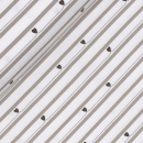 Jersey - Stripes and Hearts - sand