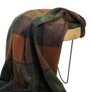 RESTSTÜCK 1,40m !!! - Leichter Mantelstoff - Karo Tullow - oliv