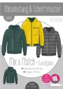 Papierschnittmuster - Mix & Match Sweatjacke - Herren - Kibadoo
