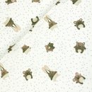 RESTSTÜCK 1,3m !!! - French Terry - Mini Forest - Tierfreunde - naturweiß/braun - Swafing