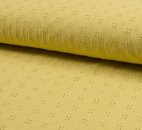 Musselin - Lochstickerei - dusty yellow
