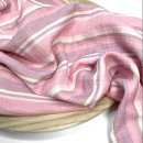 RESTSTÜCK 1,4m !!! - Musselin - Sanded Stripes - rose