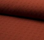 Musselin - Lochstickerei - rost