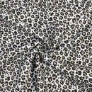 Musselin - animalprint - sand