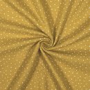 Musselin - little Dots - ochre