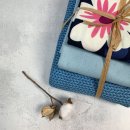 Restpaket - Nr. 175 - 0,35m Lyocell Jersey & 0,5m Ajour Strick & 1,2m Bio Jacquard Jersey Big Knit