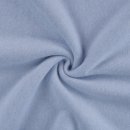 RESTSTÜCK 1m !!! - Bio Baumwoll Fleece - uni - blue melange