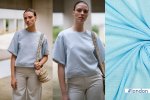 Baumwolle - Dobby Check - baby blue - Fibremood No. 29