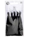 Quaste Fransen Set - 9cm - schwarz - Rico Design