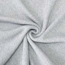 RESTSTÜCK 1,0m !!! - Rippstrick - Recycled Cotton - light grey