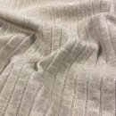 Rippstrick - Recycled Rib - beige meliert