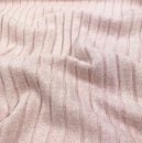 RESTSTÜCK 80cm !!! - Rippstrick - Recycled Rib - salmon meliert