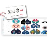 SHIELD PRO Panel - FUN - runde Masken - Albstoffe - Hamburger Liebe