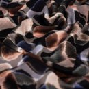 Viskose Twill mit LENZING™ ECOVERO™ Fasern - Suma - dark brown/purple