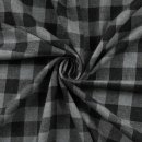 Baumwoll Flanell - Sveta - anthrazit/grau