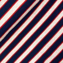 B-WARE !!! - Sommersweat - maritim - Streifen - navy/rot