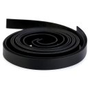 Lederriemen für Taschen - schwarz - 2er Set - 15mm x 2mm