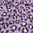 French Terry Crepe - Tiva Leo - lavender