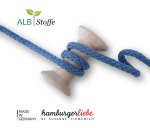 Bio Rundkordel - Twist Me - Big - 1,2 cm - A33 jeans-melange - Albstoffe - Hamburger Liebe