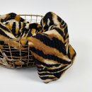 Viskose - Tiger - Crincle Lurex - sand/gold