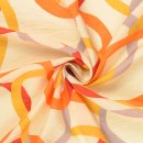 Viskose - Benoni - rot/orange