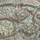 RESTSTÜCK 0,90m !!! - Viskose Crepe - Mandala - khaki