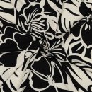 Viskose - Danae Flowers - black