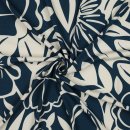 Viskose - Danae Flowers - petrol