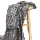 RESTSTÜCK 1,60m !!! - Viskose Stretch Twill - Diagonal Stripes - black/sand