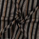 Viskose - Fancy Stripe - schwarz