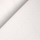 RESTSTÜCK 1,00m !!! - Viskose Jacquard Jersey - Rhombus - naturweiß