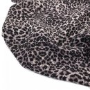 Viskose - Leopard - grau schwarz