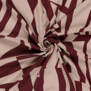 RESTSTÜCK 1,70m !!! - Viskose - Outline - rose/bordeaux