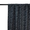 RESTSTÜCK 0,90m !!! - Viskose - Pauline - Leoprint - dunkelgrau - Swafing