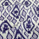 Viskose Popeline - Edla - blue/ecru