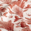 Viskose Popeline - Henni - red/offwhite