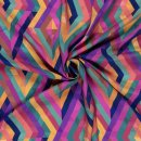 Viskose - Sina - petrol/fuchsia