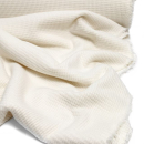 RESTSTÜCK 0,50m !!! - Viskose Strick - Soft Waffle - ecru