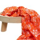 Viskose - Stay Groovy Scarlet - Flower Bloom - Art Gallery Fabrics
