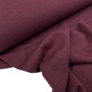 RESTSTÜCK 0,70m !!! - Viskose Strick Jersey - Merino Touch - uni - burgundy