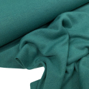 RESTSTÜCK 0,50m !!! - Viskose Strick Jersey - Merino Touch - uni - petrol