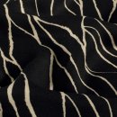 Viskose Twill - Linear Spirit - black/creme
