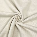 Strickjersey - Mini Waffel - hellbeige