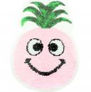 Applikation - Wendepailletten - Ananas - Rosa - Aufnäher
