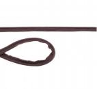 Paspelband Jersey - dunkelbraun - 10 mm